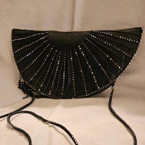 Eugene Stephens vintage novelty half moon crossover purse